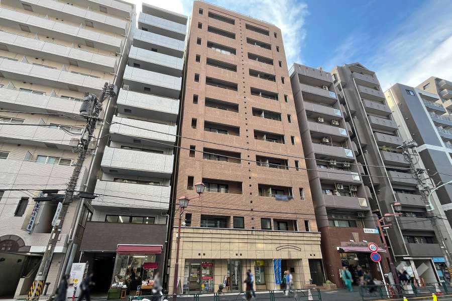 タウンシップ文京根津の外観（北東側から）