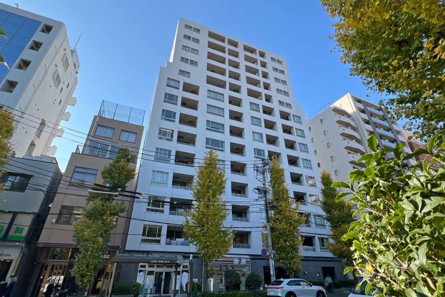 ファミールヒルズ本郷東大前の外観（南東側から）