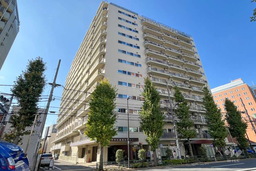 ファミール本郷の外観（南東側から）