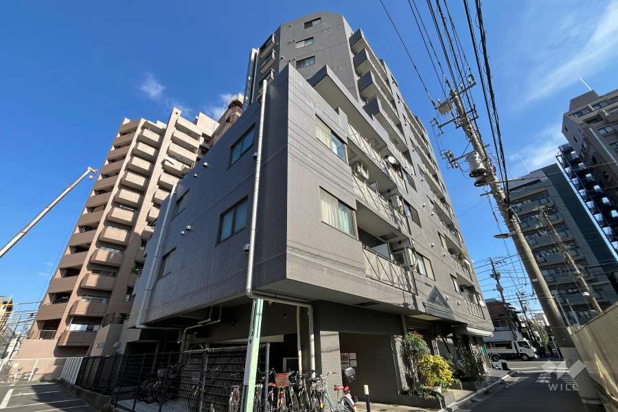 モンテベルデ千駄木の外観（南西側から）