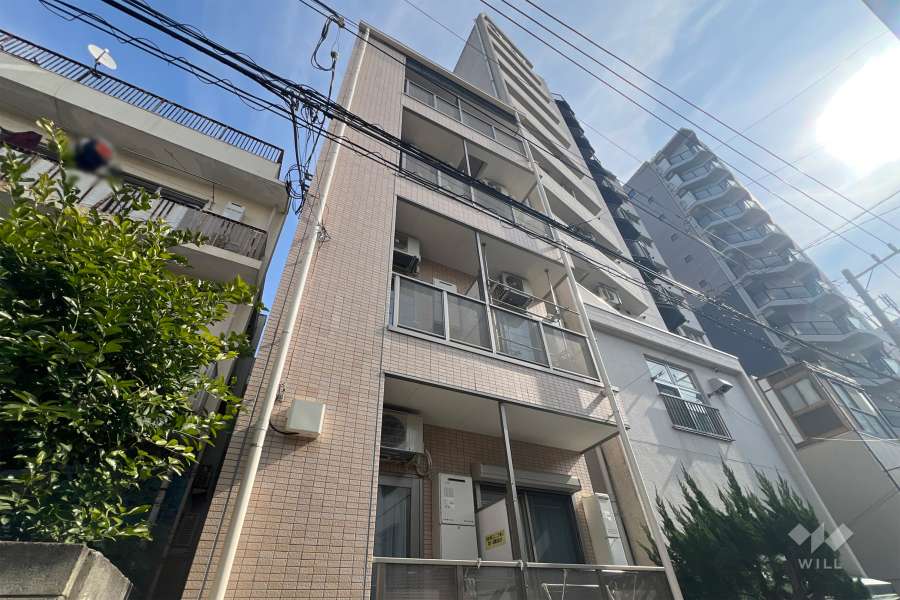 モンテベルデ本郷西片の外観（北西側から）