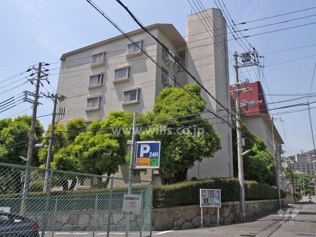 御影グランドハイツの外観（北東側から）