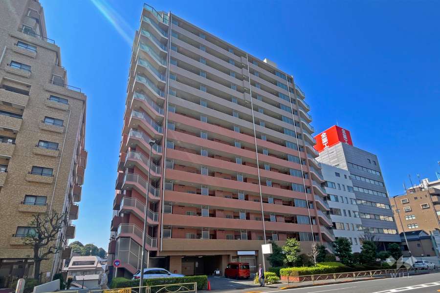 アールヴェール文京大塚公園の外観（北東側から）