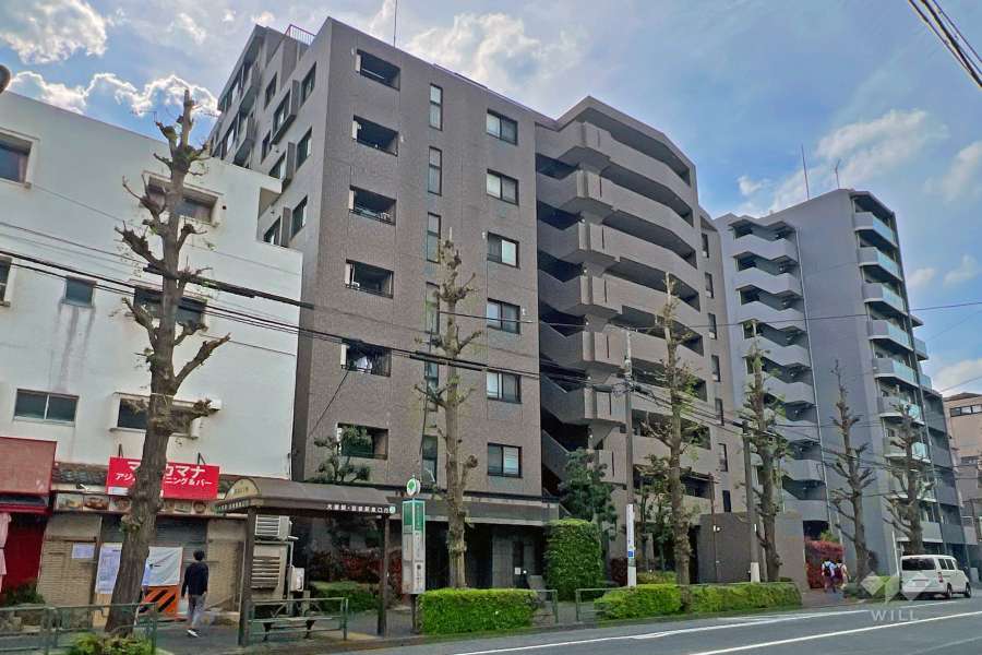 クレアホームズ小石川の外観（東側から）
