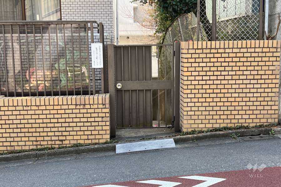 駐輪場の出入り口
