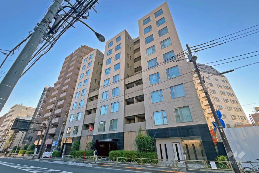 アクシア白山の外観（北東側から）