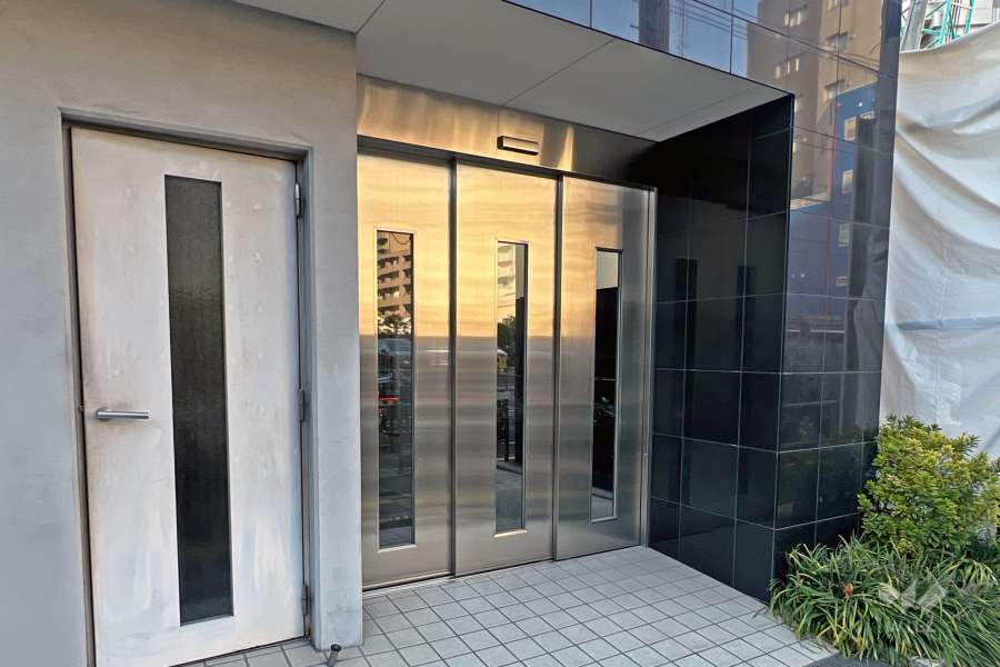 駐輪場の出入り口