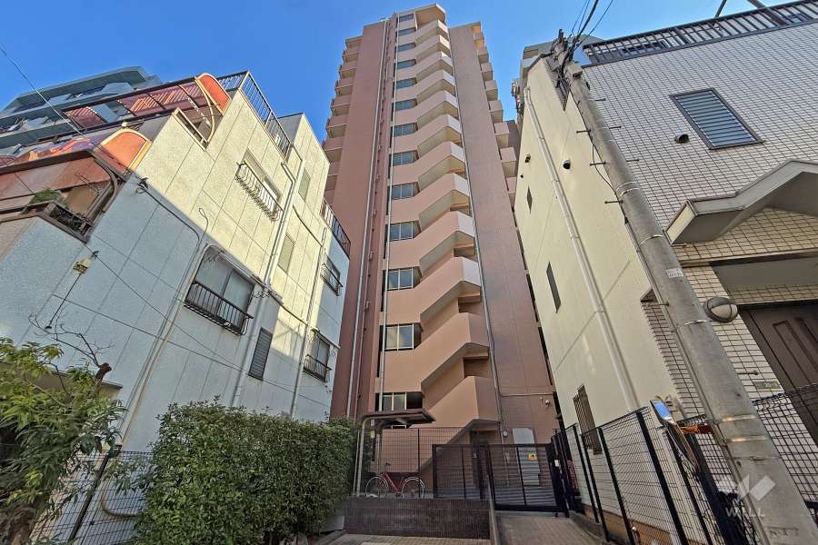 エクセレント文京動坂の外観（北西側から）