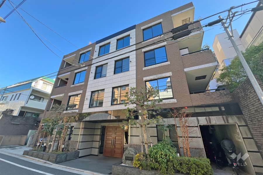 グランシャトレ駒込曙町の外観（西側から）