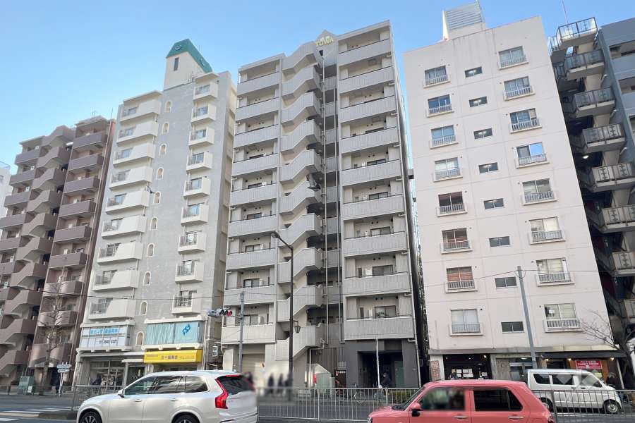 藤和シティホームズ六義園の外観（北東側から）