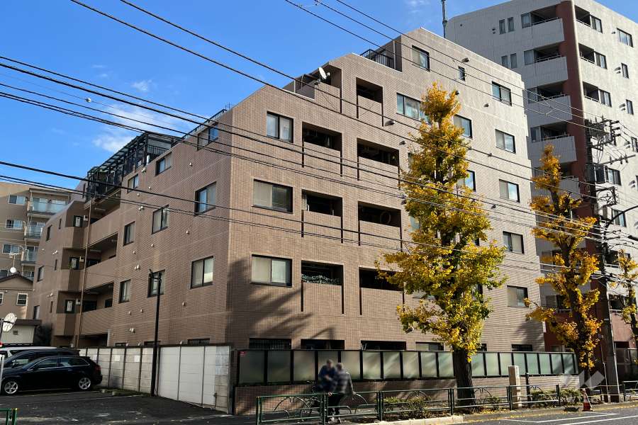 マイキャッスル小石川の外観（西側から）