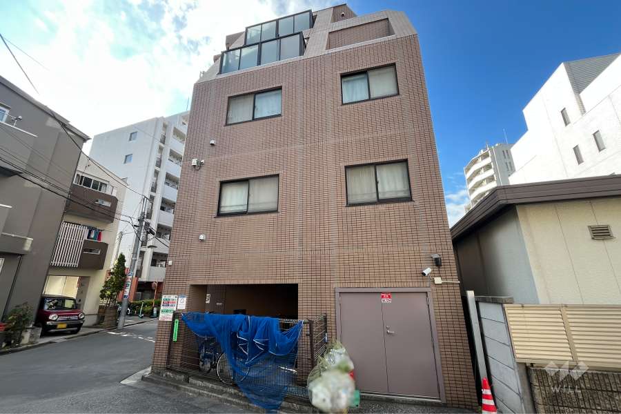 マイキャッスル小石川の外観（北側から）