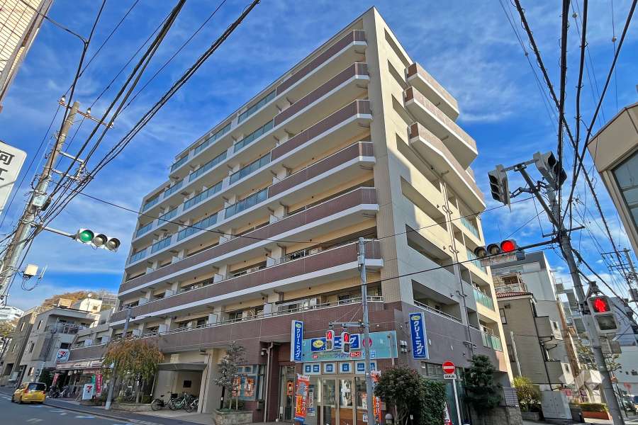 エクセレントシティ文京小桜の外観（南西側から）