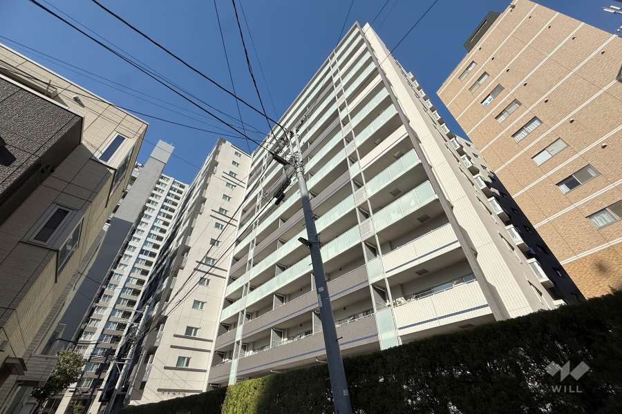 パークハウス文京関口の外観（南東側から）