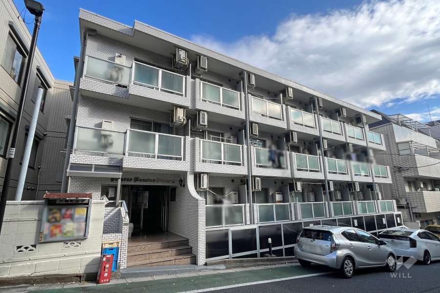 ペガサスマンション白山の外観（北西側から）