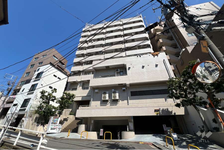 パレドール文京メトロプラザ1の外観（南西側から）