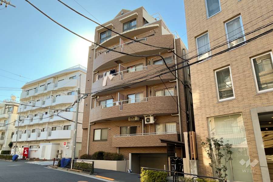 フレス茗荷谷の外観（北東側から）