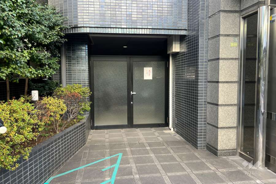 駐輪場の出入り口