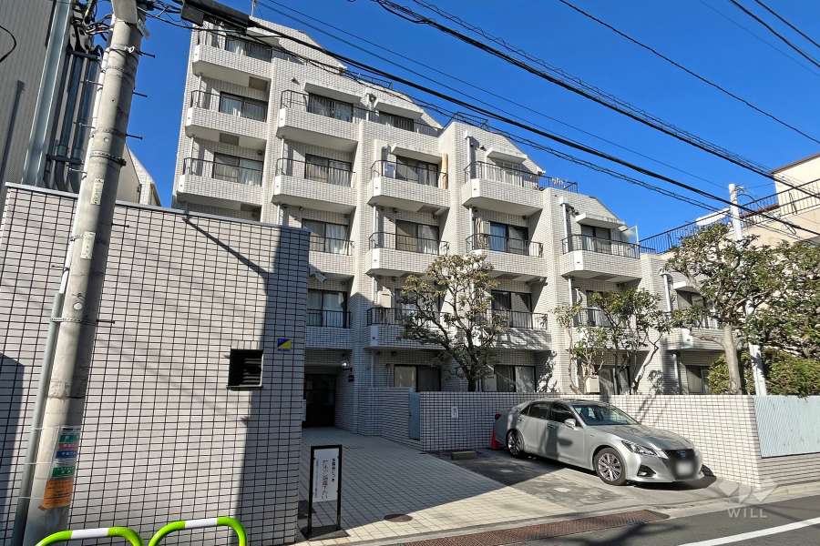 中銀第2小石川マンシオンの外観（南東側から）