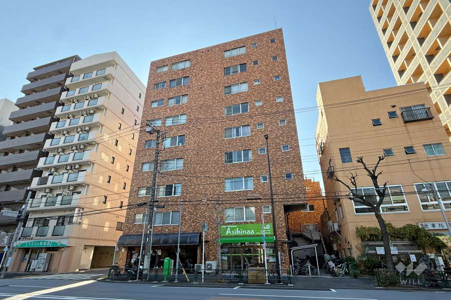 ライオンズマンション駒込第2外観（北側から）