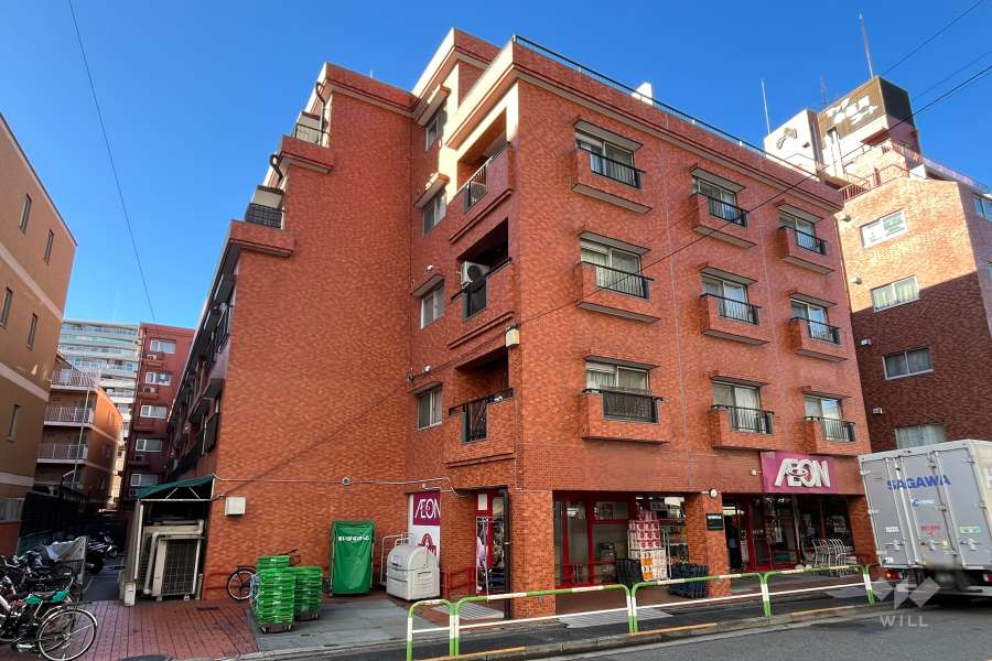 ハイネス小石川の外観（北東側から）