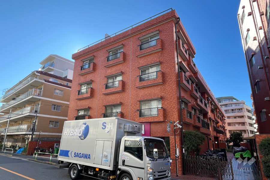 ハイネス小石川の外観（北側から）