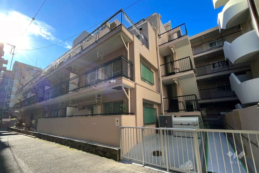 小石川コーポビアネーズの外観（北東側から）