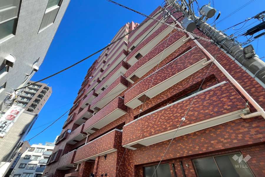 モナークマンション後楽園の外観（南西側から）