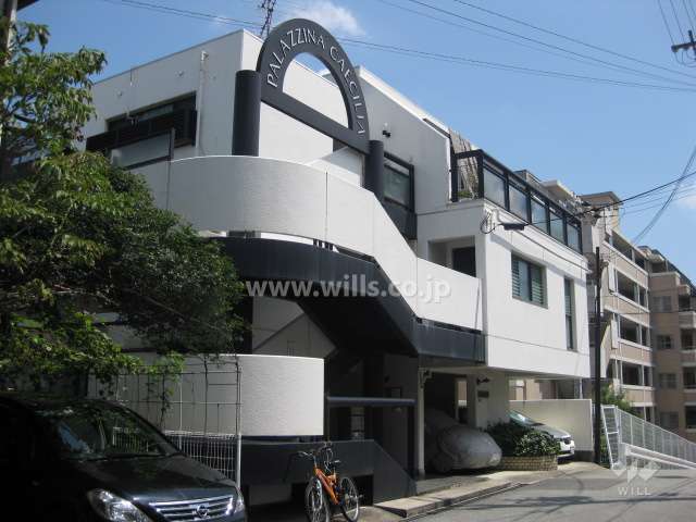 パラツィーナセシリア夙川B棟の外観（北西側から）