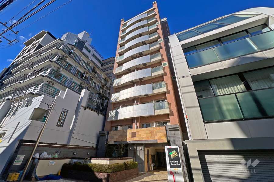 ビューネ茗荷谷の外観（南東側から）