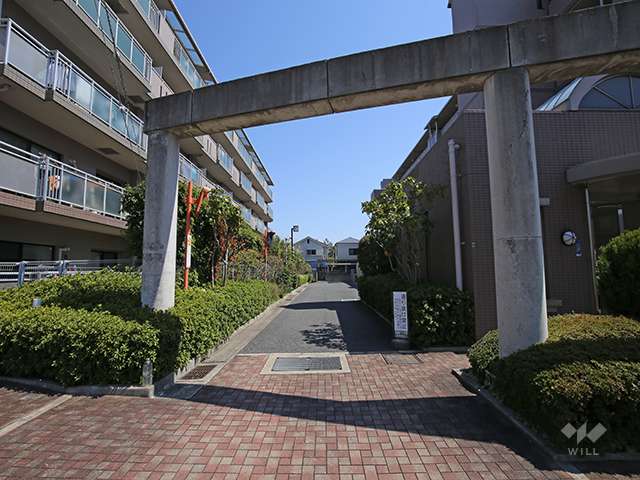 駐車場の出入り口