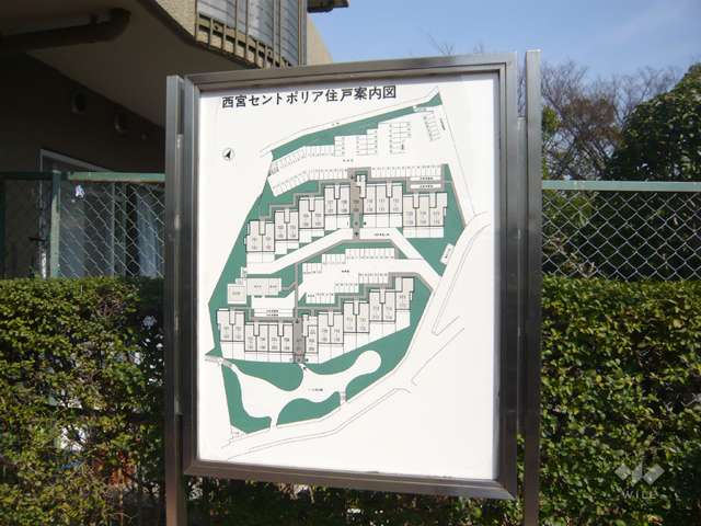 西宮セントポリアの敷地配置図