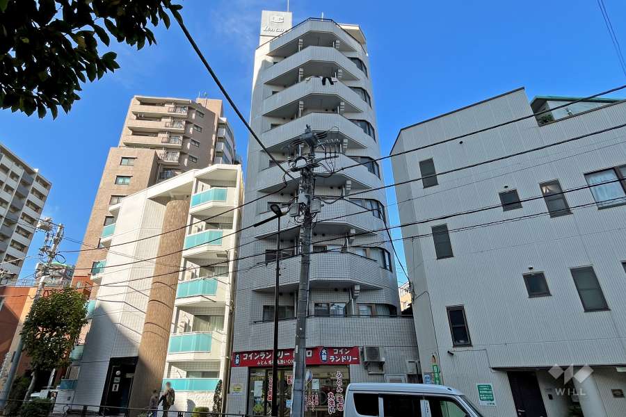 パールマンション白山の外観（南側から）