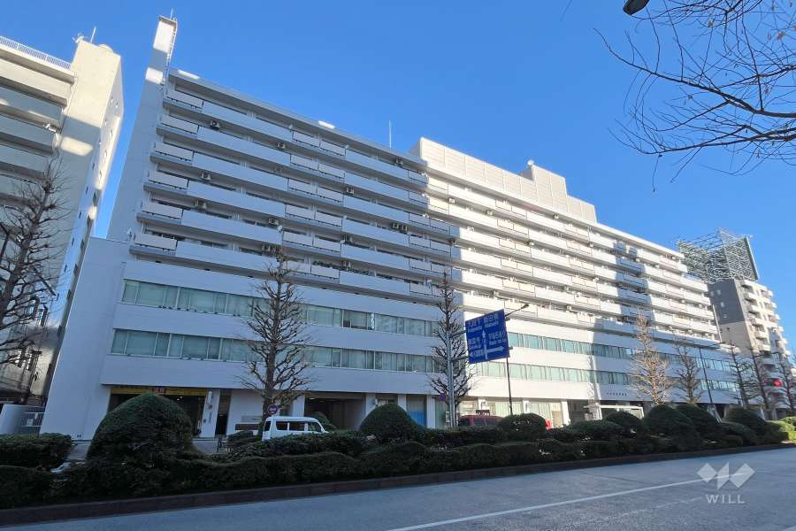 プラザ江戸川橋の外観（南西側から）