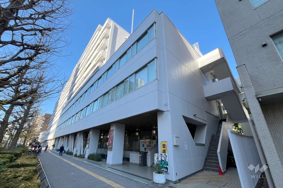 プラザ江戸川橋の外観（東側から）