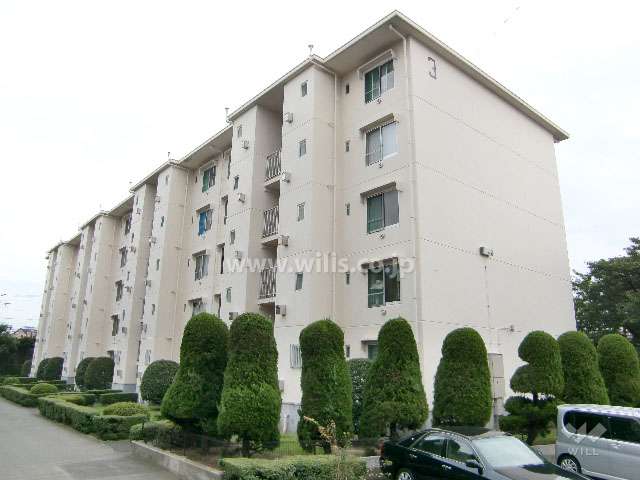 上田東町住宅3号棟の外観（北西側から）