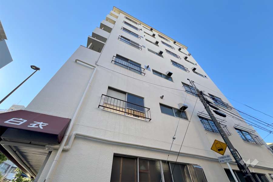 ニューハイム文京の外観（北東側から）