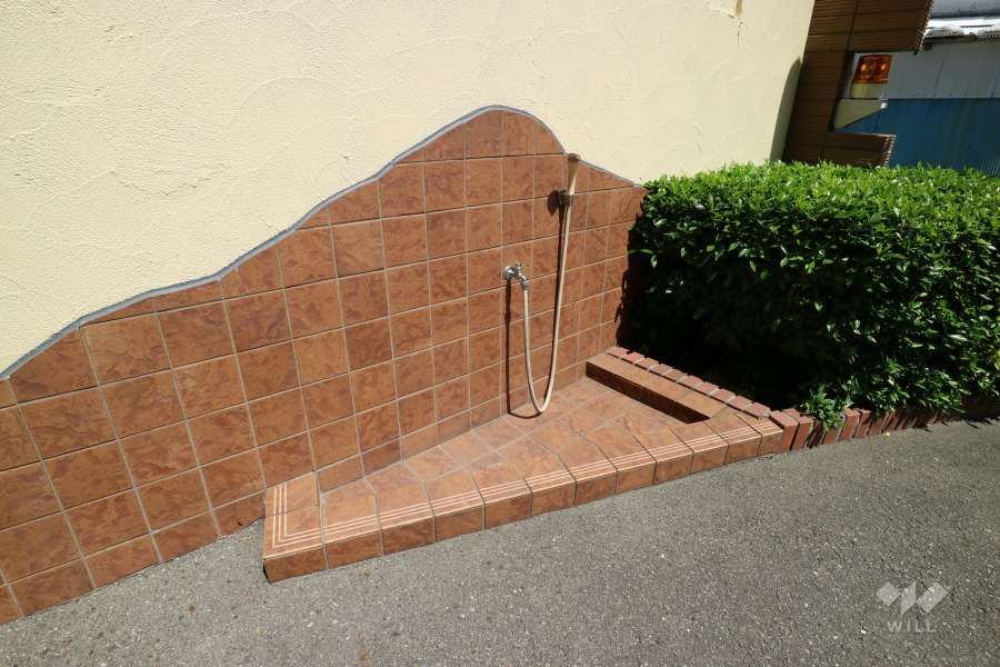 ペット足洗い場