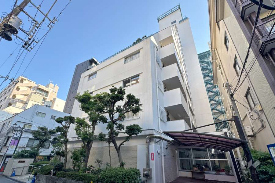 湯島永谷マンションの外観（北西側から）