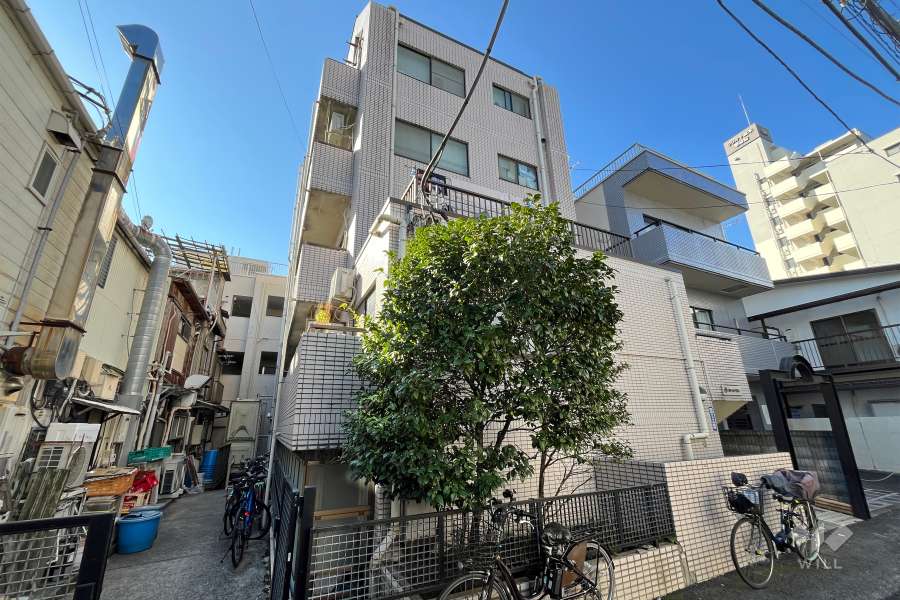 セブンスターハイツ千駄木の外観（北東側から）