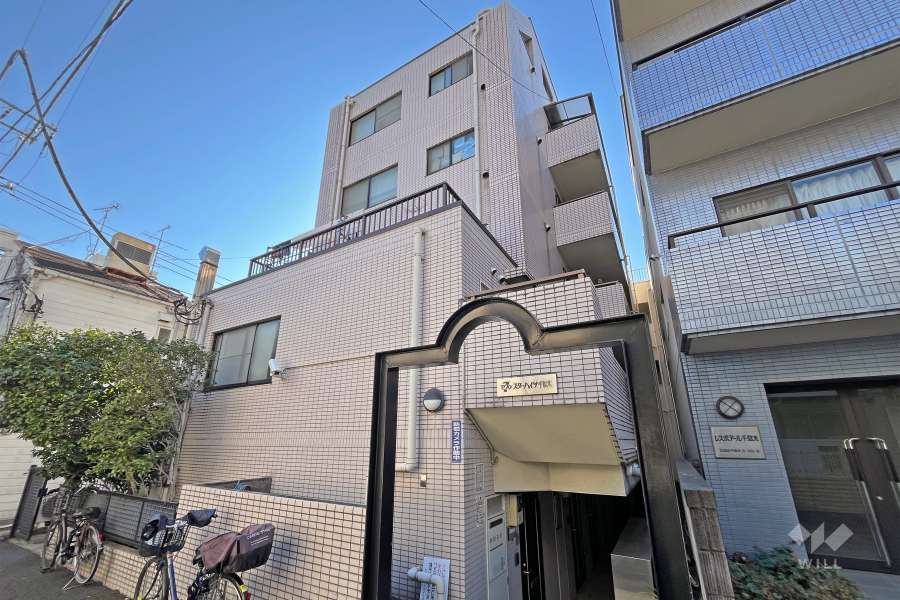 セブンスターハイツ千駄木の外観（北西側から）