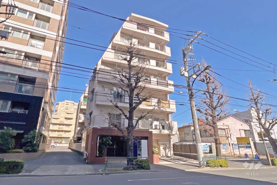 リレント白山の外観（南西側から）