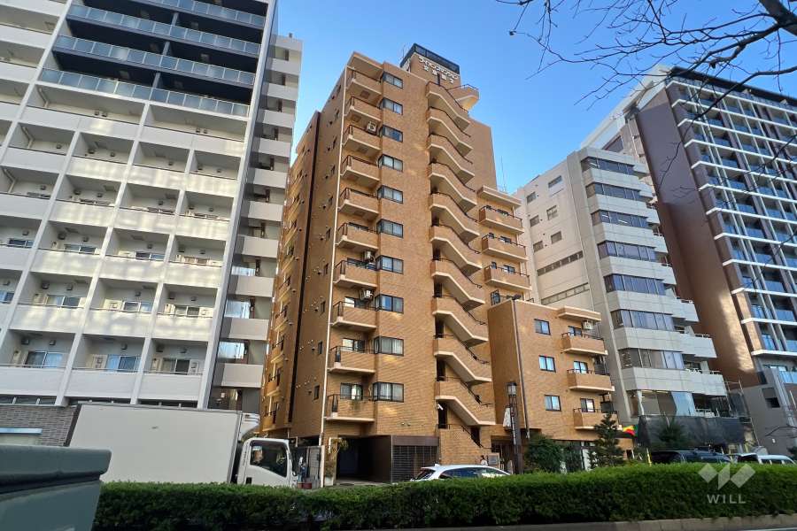 ライオンズマンション文京第2の外観（北東側から）