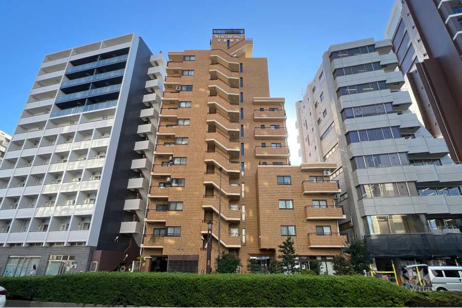 ライオンズマンション文京第2の外観（北側から）