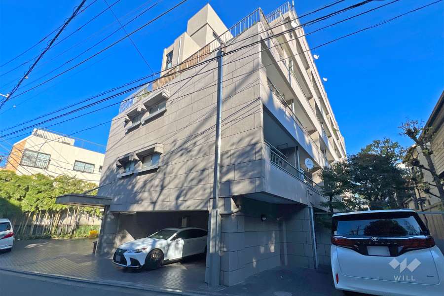 コーポ小石川の外観（南西側から）