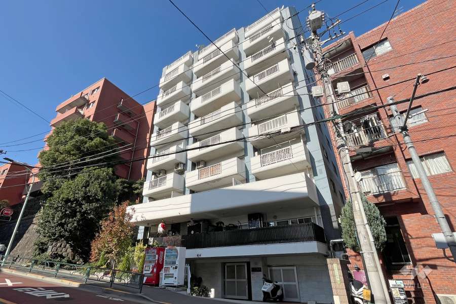 ドミール千駄木の外観（南東側から）