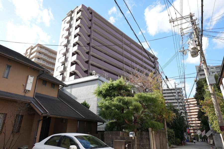 グラン・ブルー宝塚の外観（北東側から）