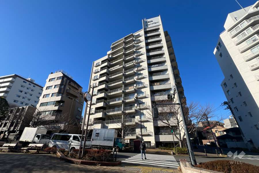小石川ビューパレーの外観（南東側から）