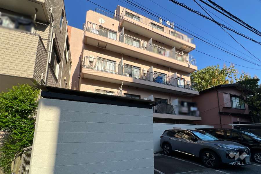 セントヒルズ本郷弥生の外観（西側から）