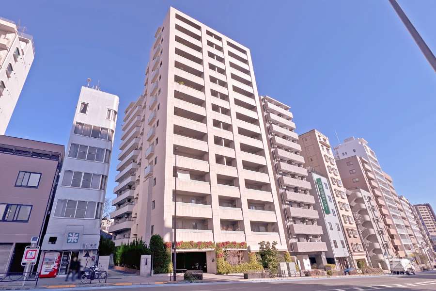 ブランズ文京茗荷谷の外観（南西側から）